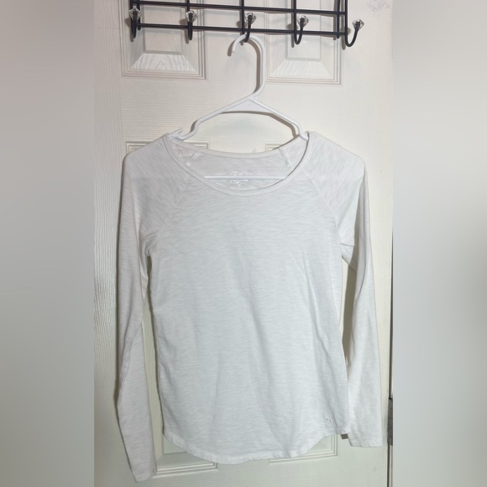 Justice Girls white long sleeve shirt child size 14
